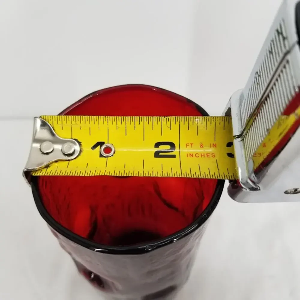 Vintage Ruby Red Textured 6